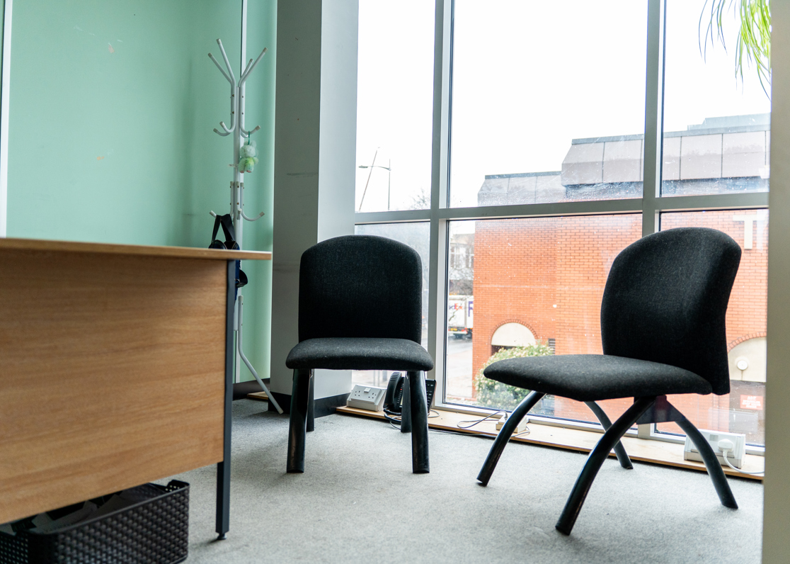 Two office chairs